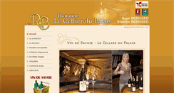 Desktop Screenshot of lecellierdupalais.com